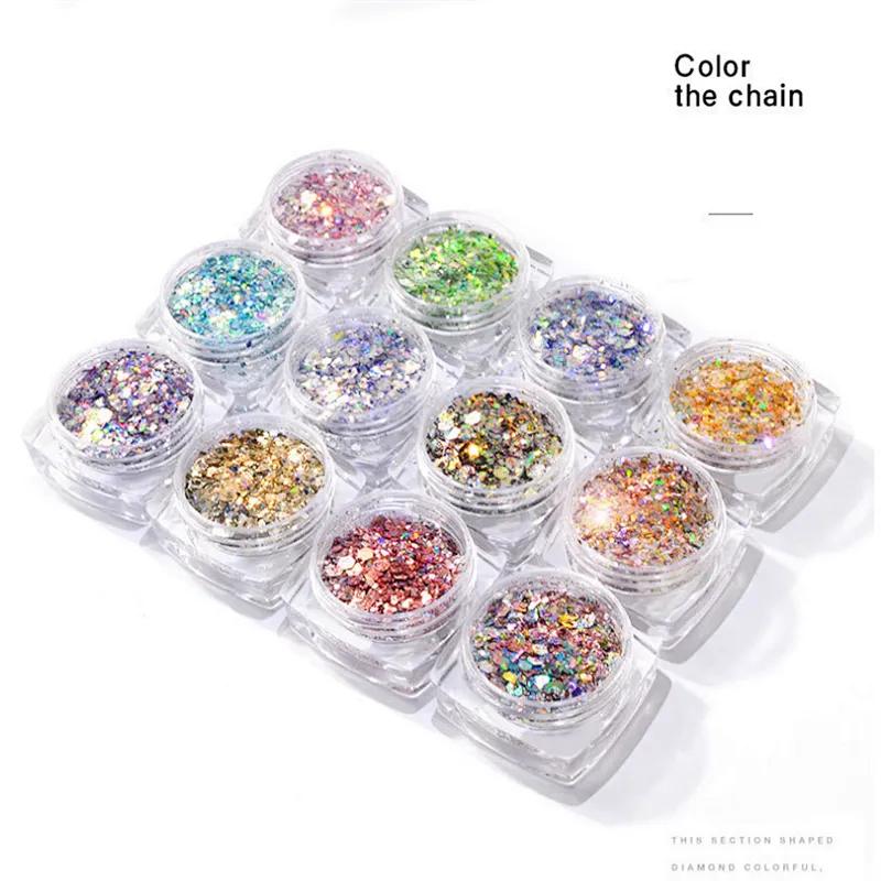 12 Colors Variability Glitter Sequins
